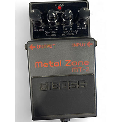 Used BOSS MT2 Metal Zone Distortion Effect Pedal
