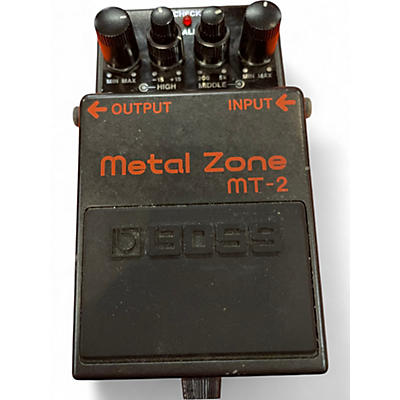 Used BOSS MT2 Metal Zone Distortion Effect Pedal