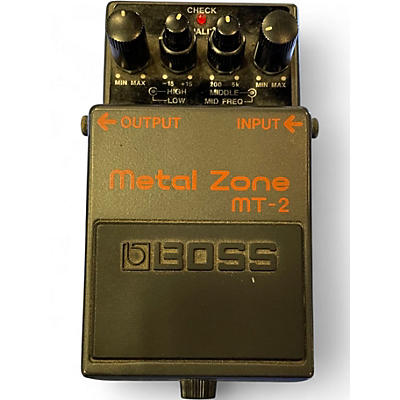 Used BOSS MT2 Metal Zone Distortion Effect Pedal