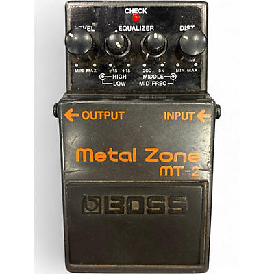 Used BOSS MT2 Metal Zone Distortion Effect Pedal