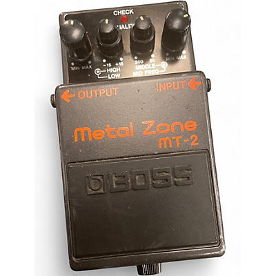 Used BOSS MT2 Metal Zone Distortion Effect Pedal