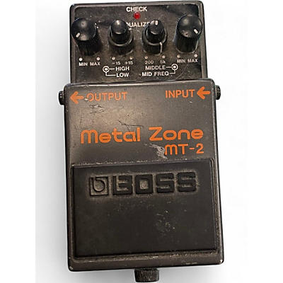 Used BOSS MT2 Metal Zone Distortion Effect Pedal