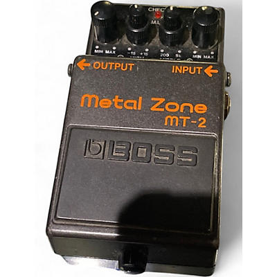 Used BOSS MT2 Metal Zone Distortion Effect Pedal