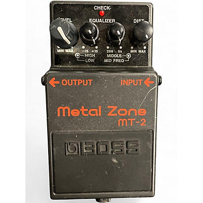 Used BOSS MT2 Metal Zone Distortion Effect Pedal