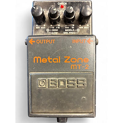 Used BOSS MT2 Metal Zone Distortion Effect Pedal