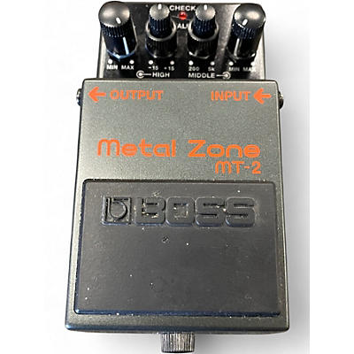 Used BOSS MT2 Metal Zone Distortion Effect Pedal