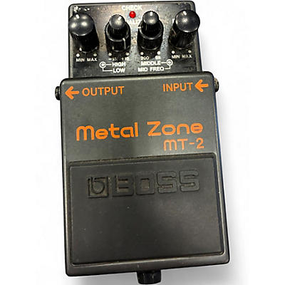 Used BOSS MT2 Metal Zone Distortion Effect Pedal