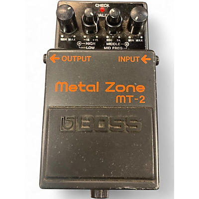 Used BOSS MT2 Metal Zone Distortion Effect Pedal
