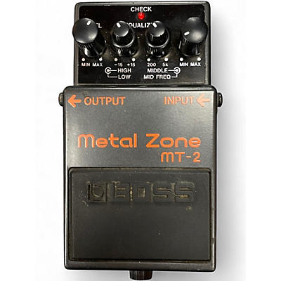 Used BOSS MT2 Metal Zone Distortion Effect Pedal