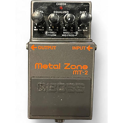 Used BOSS MT2 Metal Zone Distortion Effect Pedal