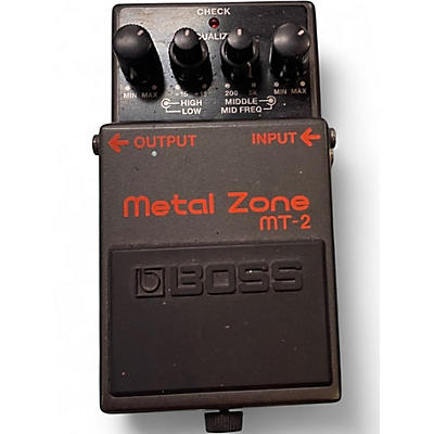 Used BOSS MT2 Metal Zone Distortion Effect Pedal