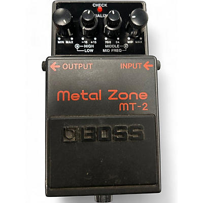 Used BOSS MT2 Metal Zone Distortion Effect Pedal