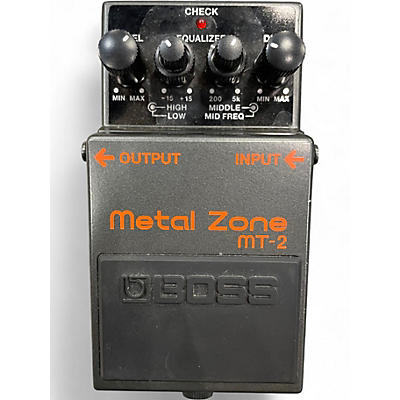 Used BOSS MT2 Metal Zone Distortion Effect Pedal