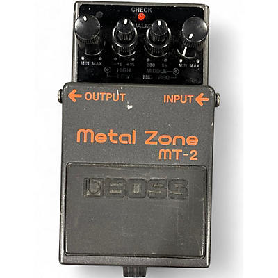 Used BOSS MT2 Metal Zone Distortion Effect Pedal