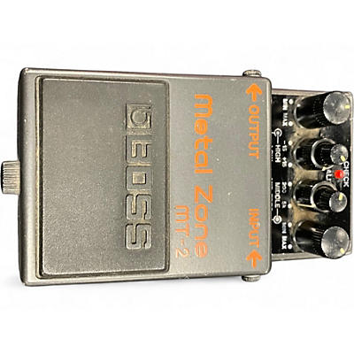 Used BOSS MT2 Metal Zone Distortion Effect Pedal