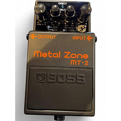 Used BOSS MT2 Metal Zone Distortion Keeley Mod Effect Pedal