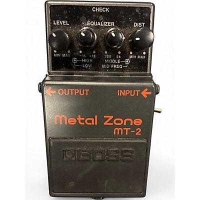 Used BOSS MT2 Metal Zone Distortion Monte Allums Mod Effect Pedal