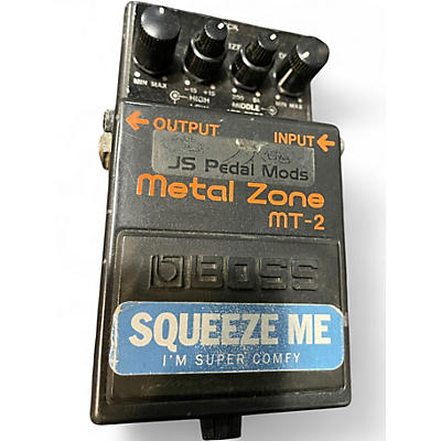 Used BOSS MT2 Metal Zone Distortion jsp pedal mods Effect Pedal