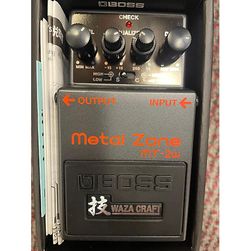 BOSS Used BOSS MT2W Metal Zone Waza Craft Effect Pedal