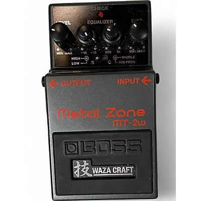 BOSS Used BOSS MT2W Metal Zone Waza Craft Effect Pedal