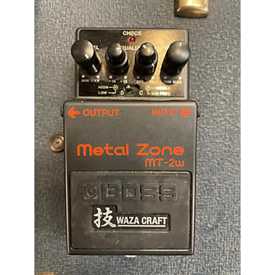 BOSS Used BOSS MT2W Metal Zone Waza Craft Effect Pedal