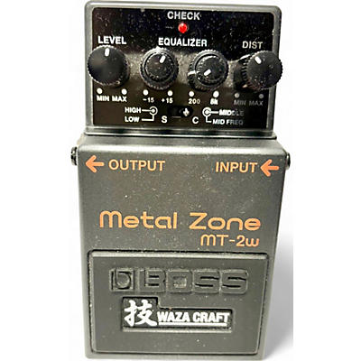 BOSS Used BOSS MT2W Metal Zone Waza Craft Effect Pedal