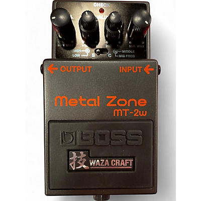 BOSS Used BOSS MT2W Metal Zone Waza Craft Effect Pedal