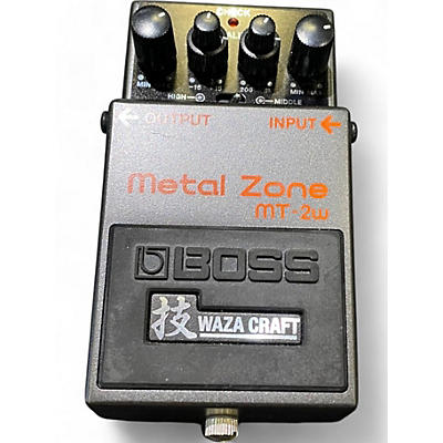 Used BOSS MT2W Metal Zone Waza Craft Effect Pedal