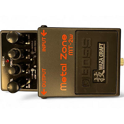 Used BOSS MT2W Metal Zone Waza Craft Effect Pedal