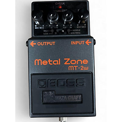 Used BOSS MT2W Metal Zone Waza Craft Effect Pedal