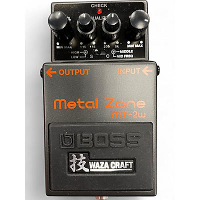 Used BOSS MT2W Metal Zone Waza Craft Effect Pedal
