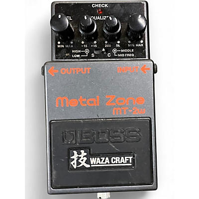 Used BOSS MT2W Metal Zone Waza Craft Effect Pedal