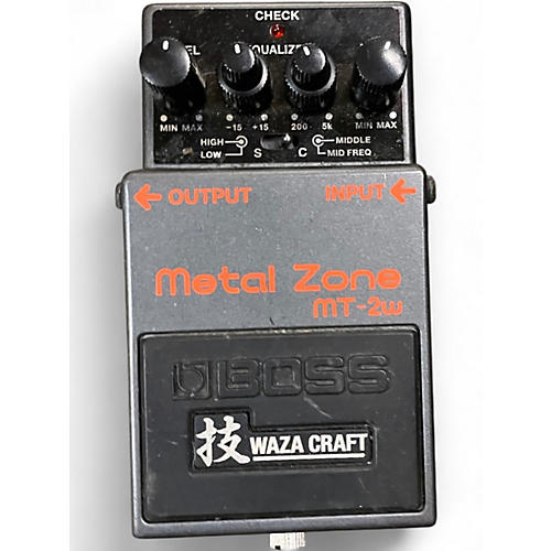 Used BOSS MT2W Metal Zone Waza Craft Effect Pedal