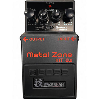 Used BOSS MT2W Metal Zone Waza Craft Effect Pedal