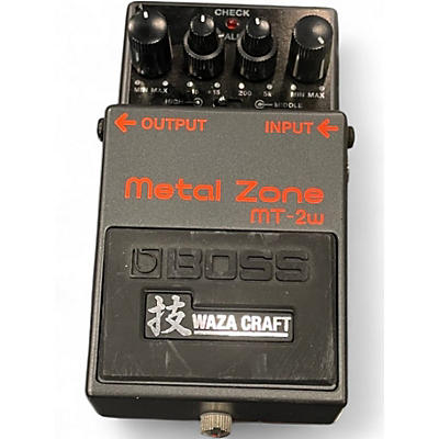 Used BOSS MT2W Metal Zone Waza Craft Effect Pedal