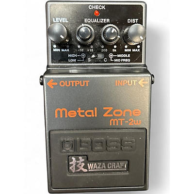 Used BOSS MT2W Metal Zone Waza Craft Effect Pedal