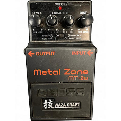 Used BOSS MT2W Metal Zone Waza Craft Effect Pedal