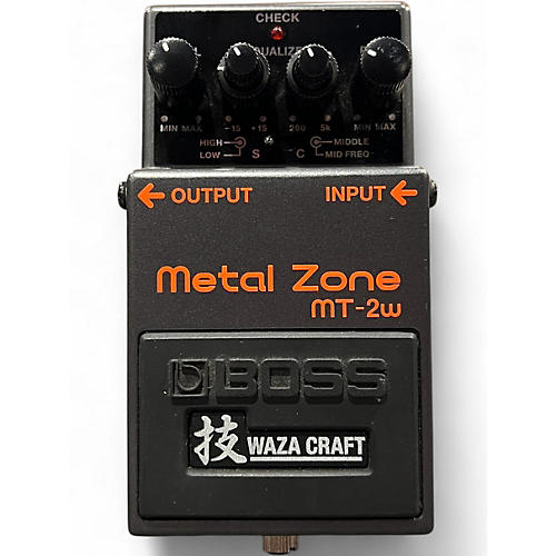 Used BOSS MT2W Metal Zone Waza Craft Effect Pedal