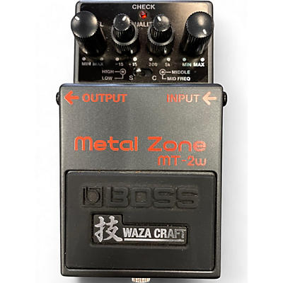Used BOSS MT2W Metal Zone Waza Craft Effect Pedal