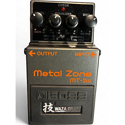 Used BOSS MT2W Metal Zone Waza Craft Effect Pedal