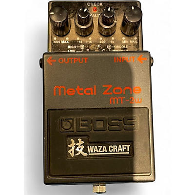 Used BOSS MT2W Metal Zone Waza Craft Effect Pedal
