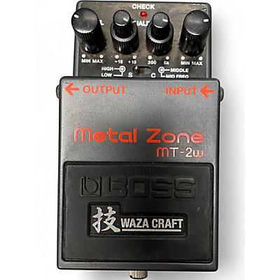Used BOSS MT2W Metal Zone Waza Craft Effect Pedal