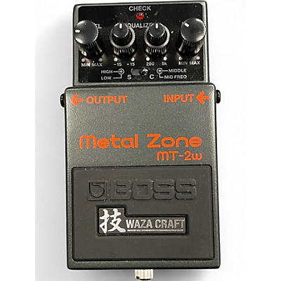Used BOSS MT2W Metal Zone Waza Craft Effect Pedal
