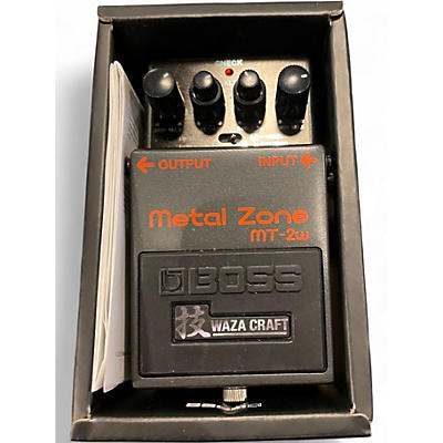 Used BOSS MT2W Metal Zone Waza Craft Effect Pedal