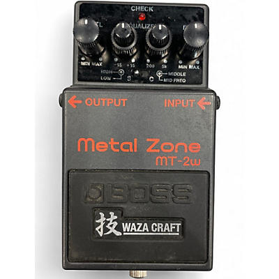 Used BOSS MT2W Metal Zone Waza Craft Effect Pedal