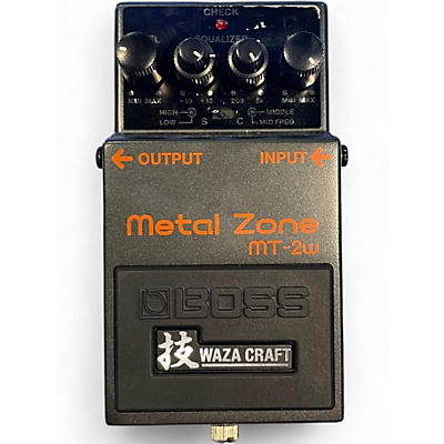Used BOSS MT2W Metal Zone Waza Craft Effect Pedal