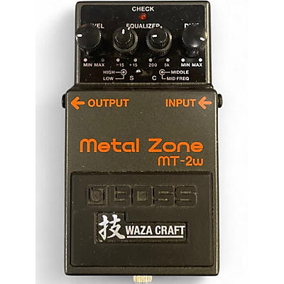 Used BOSS MT2W Metal Zone Waza Craft Effect Pedal