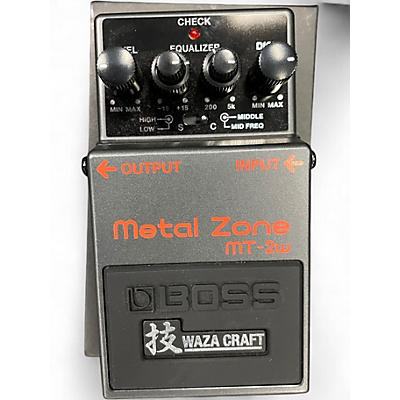 Used BOSS MT2W Metal Zone Waza Craft Effect Pedal