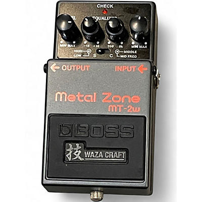 Used BOSS MT2W Metal Zone Waza Craft Effect Pedal
