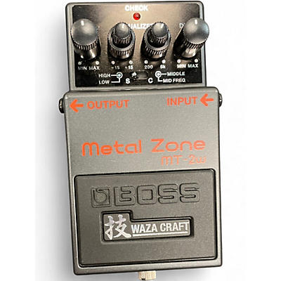 Used BOSS MT2W Metal Zone Waza Craft Effect Pedal